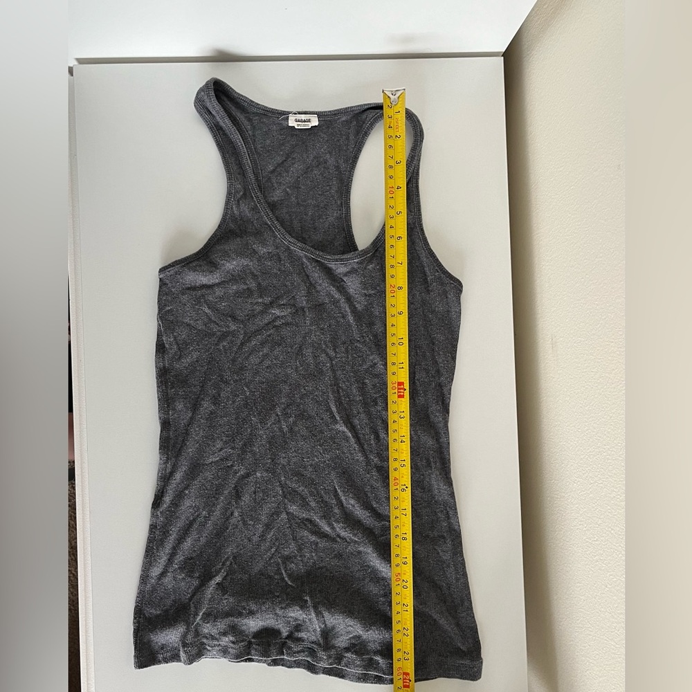 Garage Longline Ribbed Tank